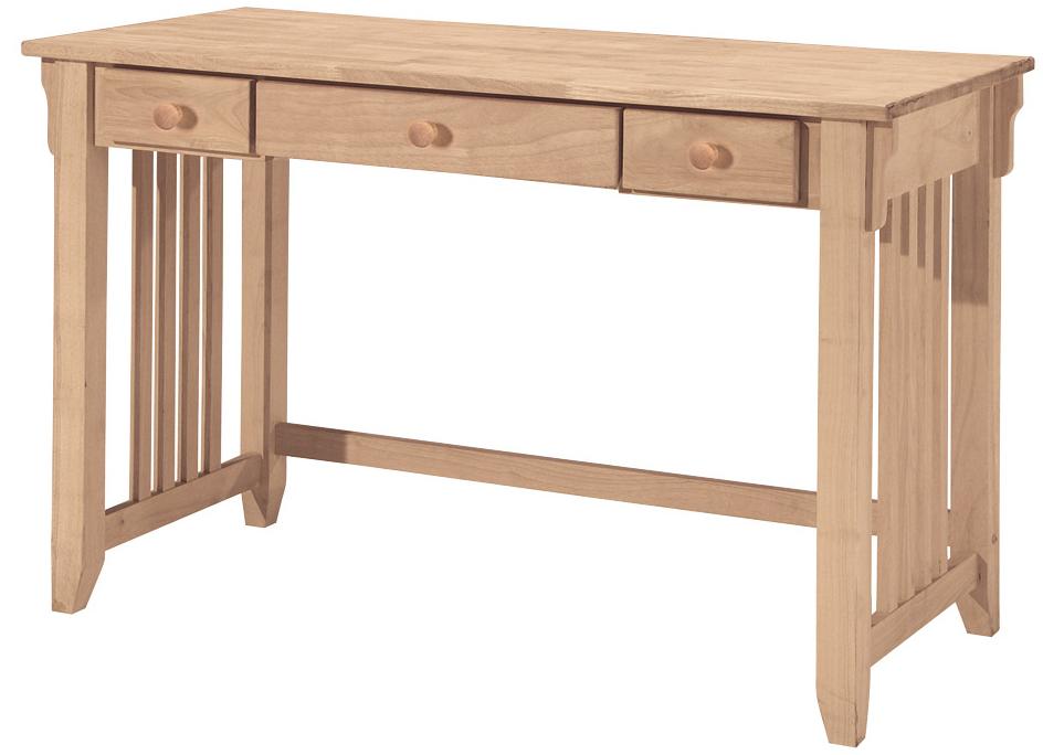 John Thomas SELECT Home Office OF45D Mission 3Drawer Computer Desk